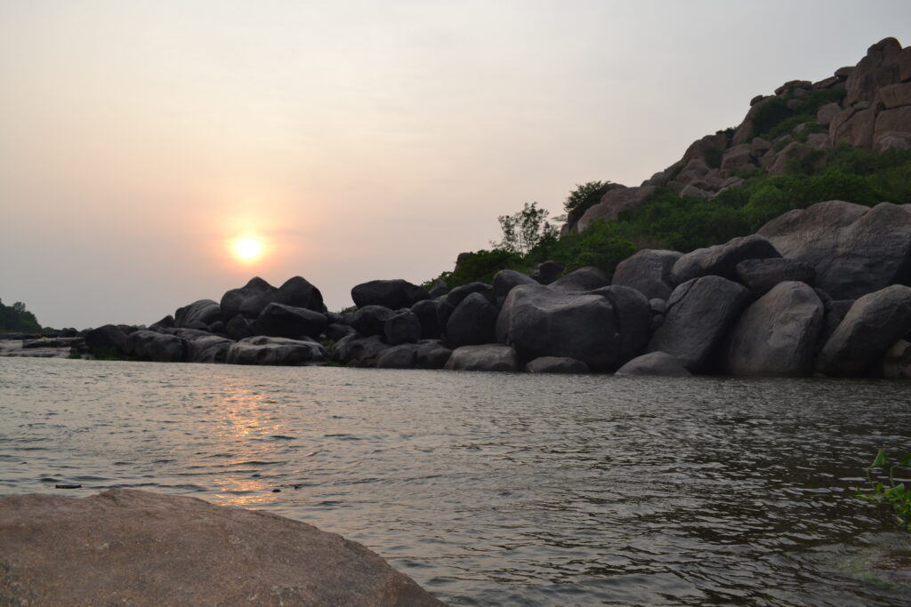 Tungabhadra River Sunset